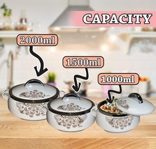 [Set of 3] White Insulated